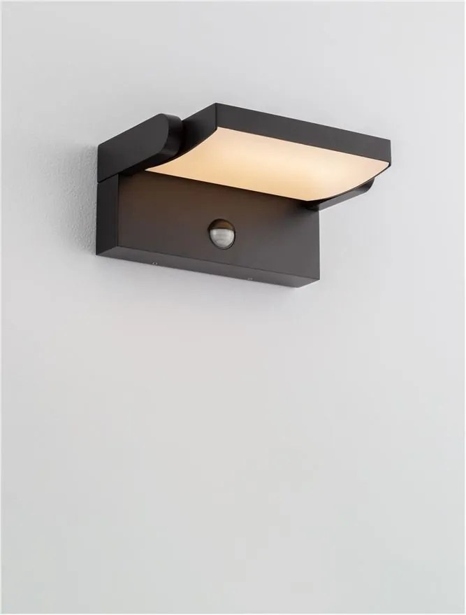 Aplica LED de exterior directionabila cu senzor solar IP54 GERBER