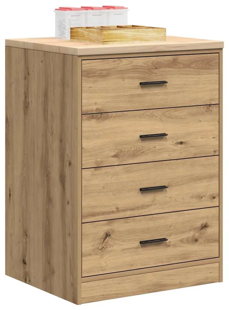 vidaXL Dulap de depozitare pentru garaj Artisan Stejar 60x51x85 cm