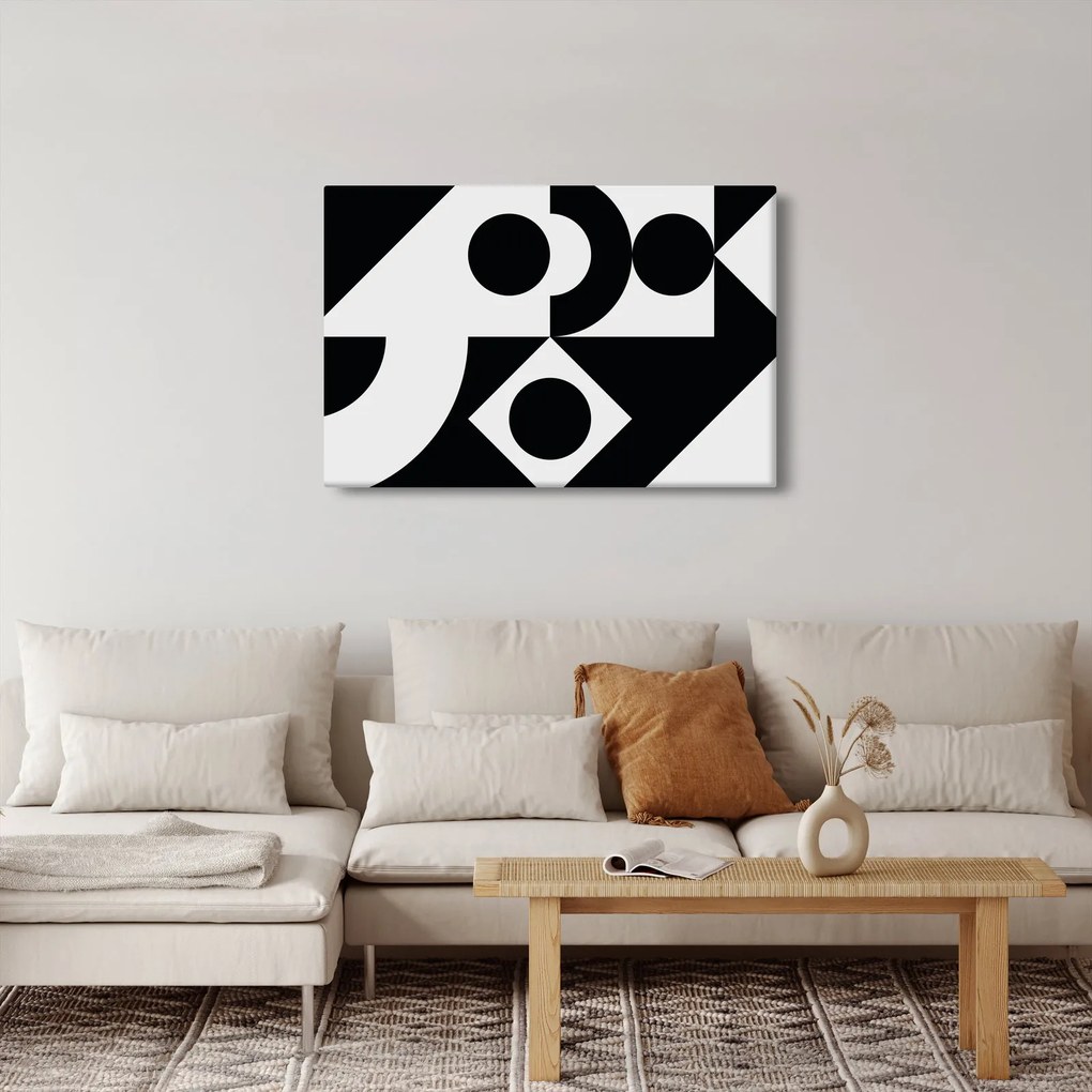Tablou - Abstracție geometrică N⁰1 (90x60 cm)