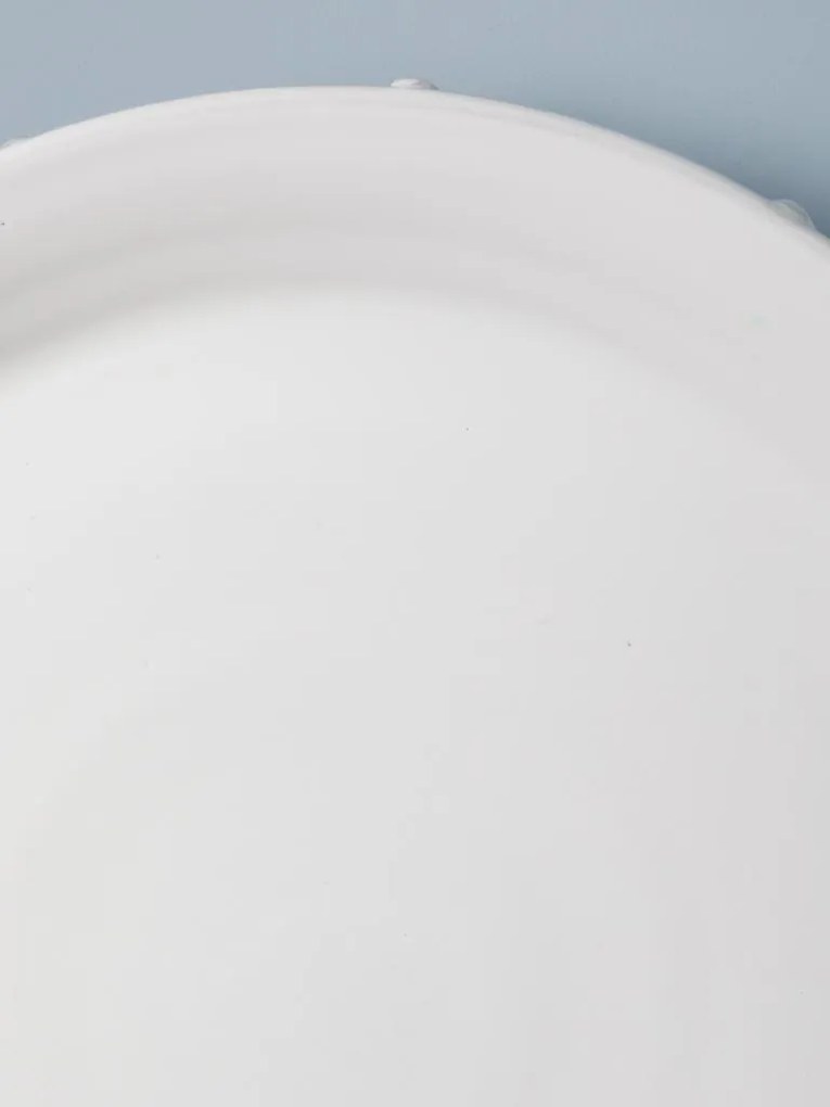 Farfurioara alba din ceramica, D18cm Dante