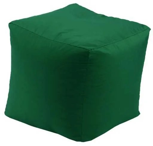 Taburet Cub XL, Material impermeabil - Verde