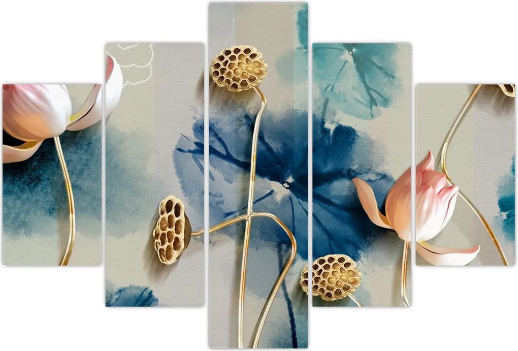 Tablou cu flori (150x105 cm)