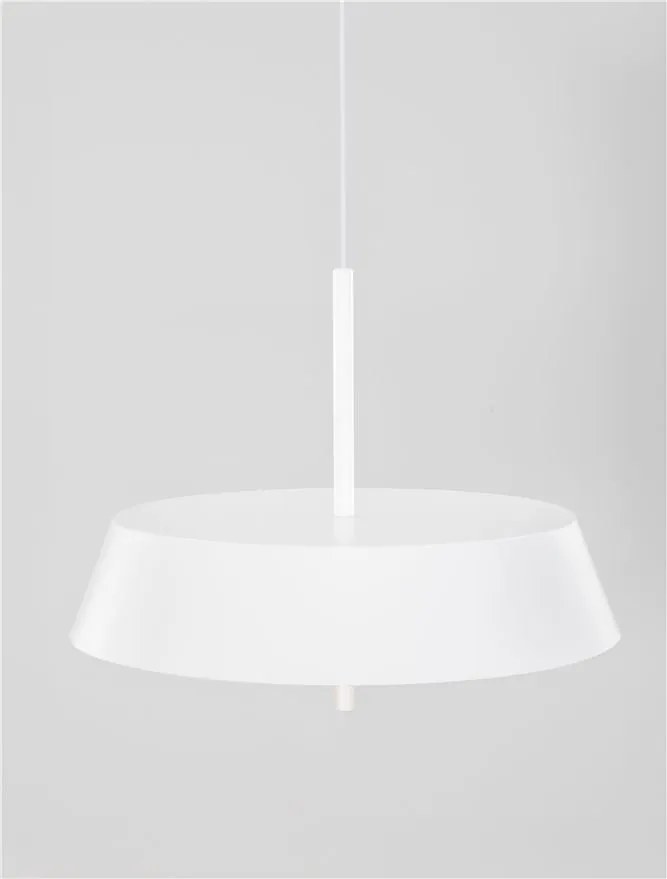 Lustra LED suspendata VELIO alb 45cm