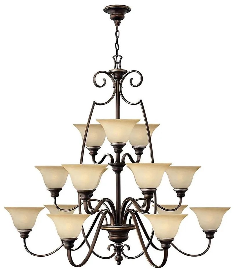 Lustră pe lanț Hinkley HK-CELLO15 CELLO 15xE27/60W/230V