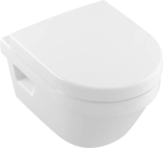 Set vas WC suspendat Villeroy &amp; Boch Arhitectura Compact cu capac inchidere lenta