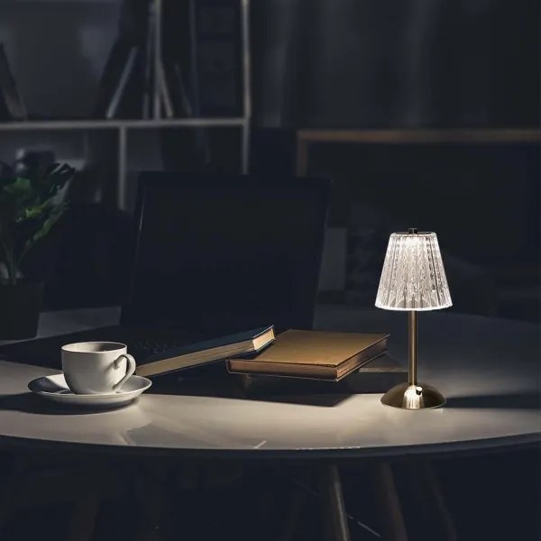 Lampă de birou LED reglabilă, reîncărcabilă, 2,4W, 5V, 3000-6000K, 1800 mAh, cro