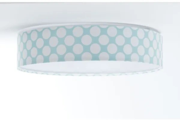 LED Plafonieră GALAXY KIDS LED/24W/230V verde cu buline albe