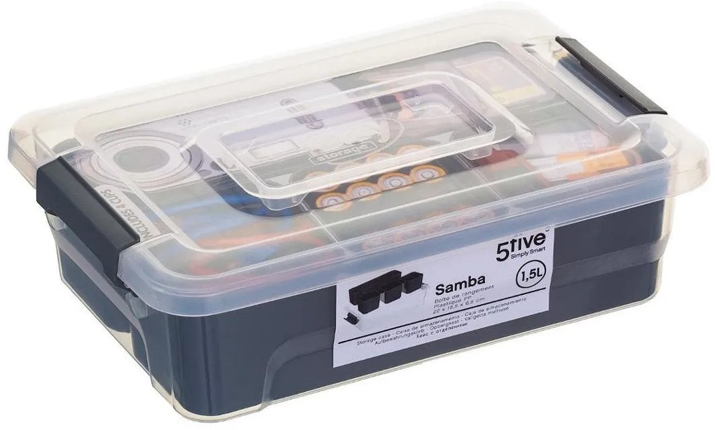 Organizator pentru articole mici SAMBA, 1.5L, plastic