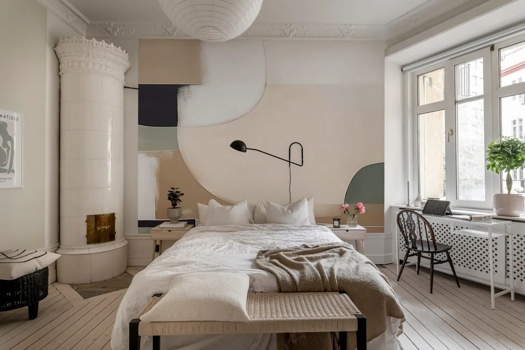 Fototapet, Abstract Shapes, Pastel, Rebel Walls