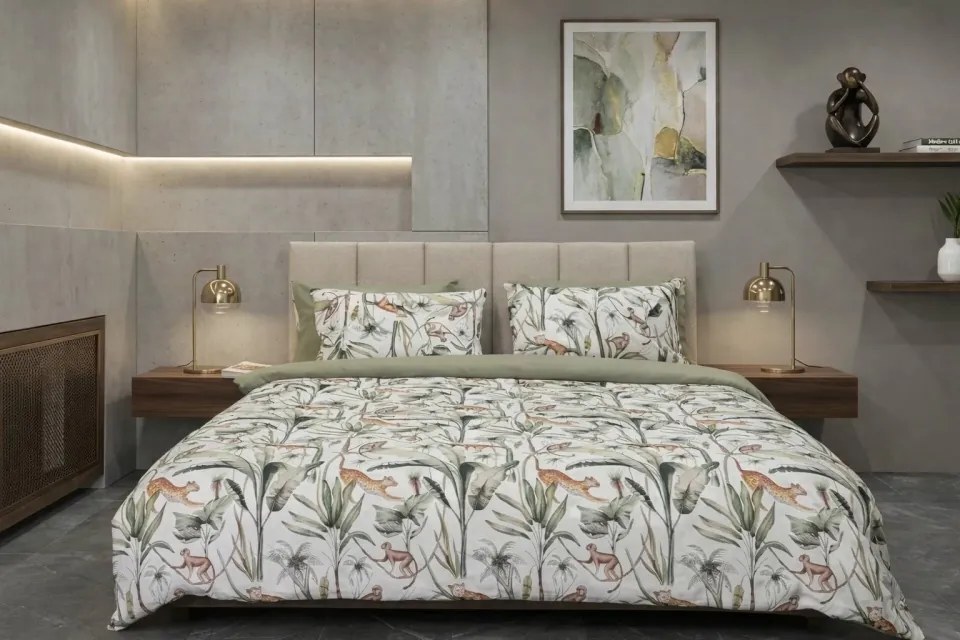 Lenjerie de pat Cotton Pro 100% bumbac – imprimare digitală (Canopia)