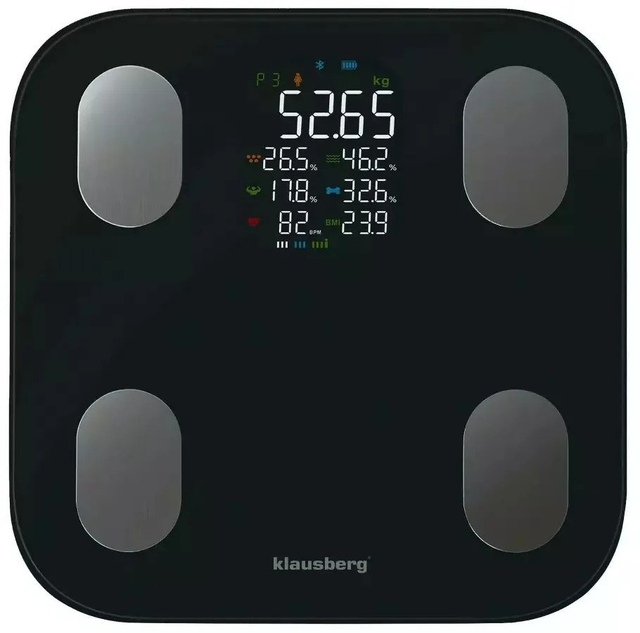 Cantar de baie negru Klausberg KB7854