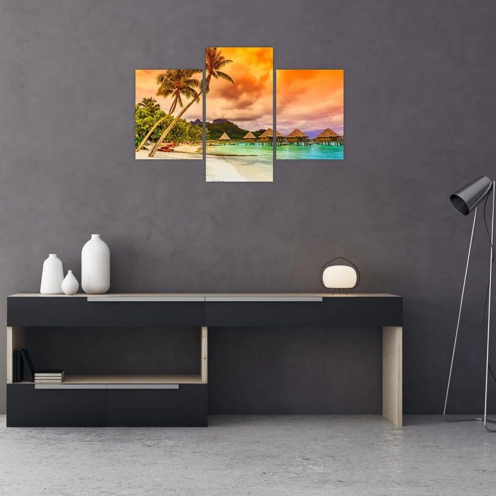 Tablou - Insula Bora Bora (90x60 cm)