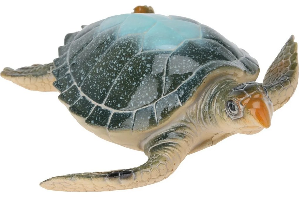Decorațiune de perete Turtle green, poliresină, 21x 7 x 21,5 cm