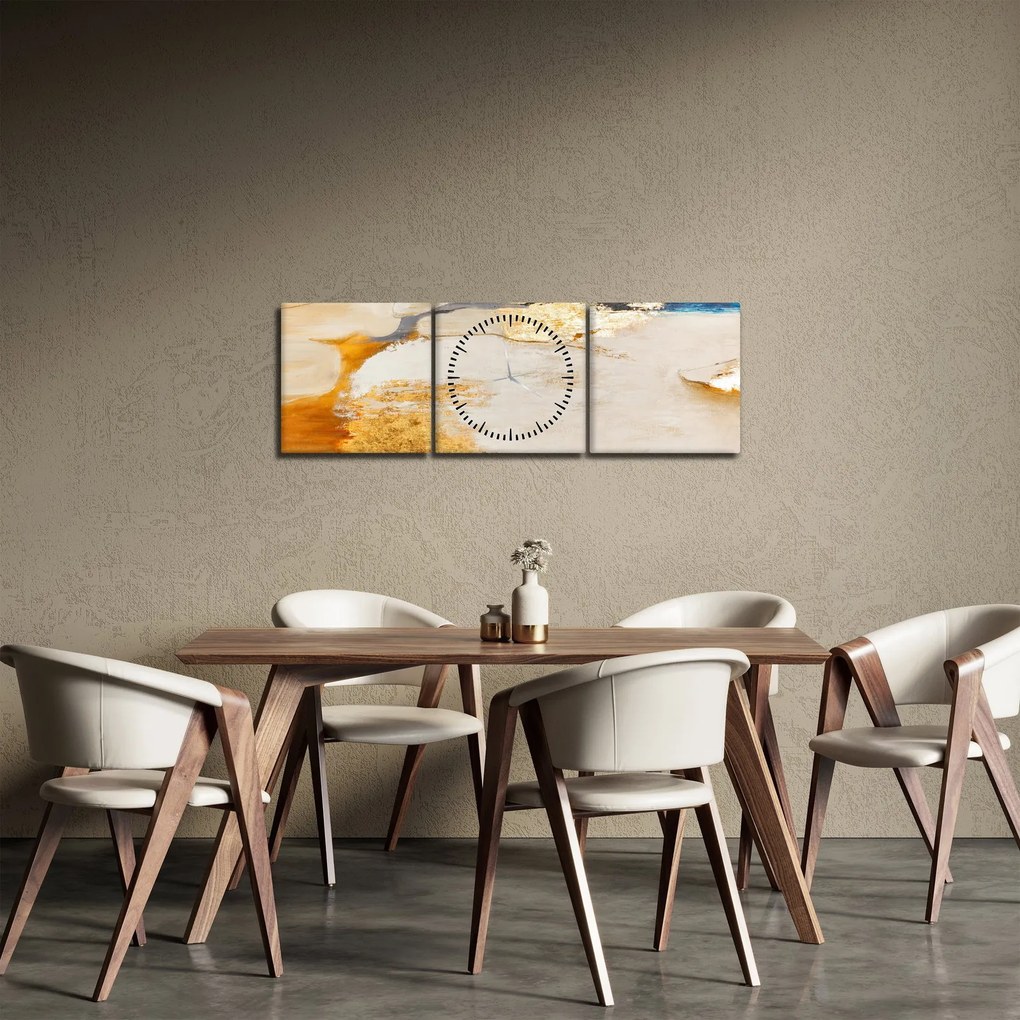 Tablou - Abstract (cu ceas) (90x30 cm)
