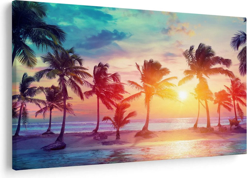 Tablou - Apus de soare tropical (90x60 cm)