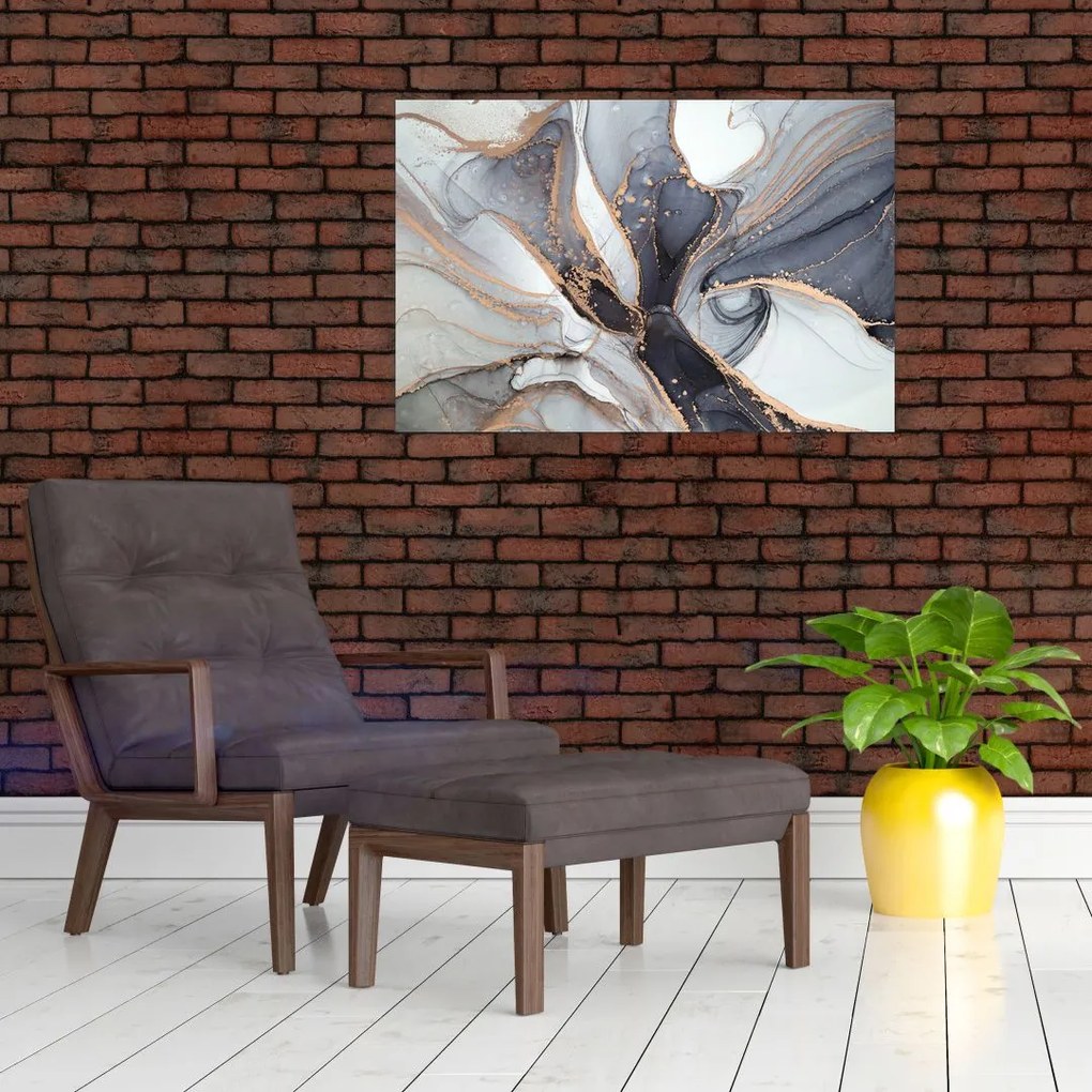 Tablou - Marmură gri (90x60 cm)