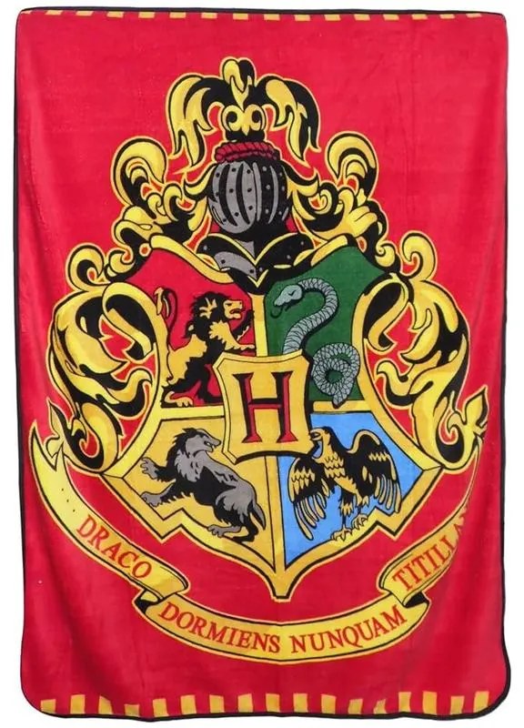 Harry Potter Red coral fleece, pătură polar 120x150cm