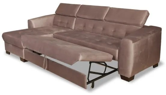Coltar extensibil Karma Stanga, 5 Locuri, Maro, 291 x 177 x 86 Cm