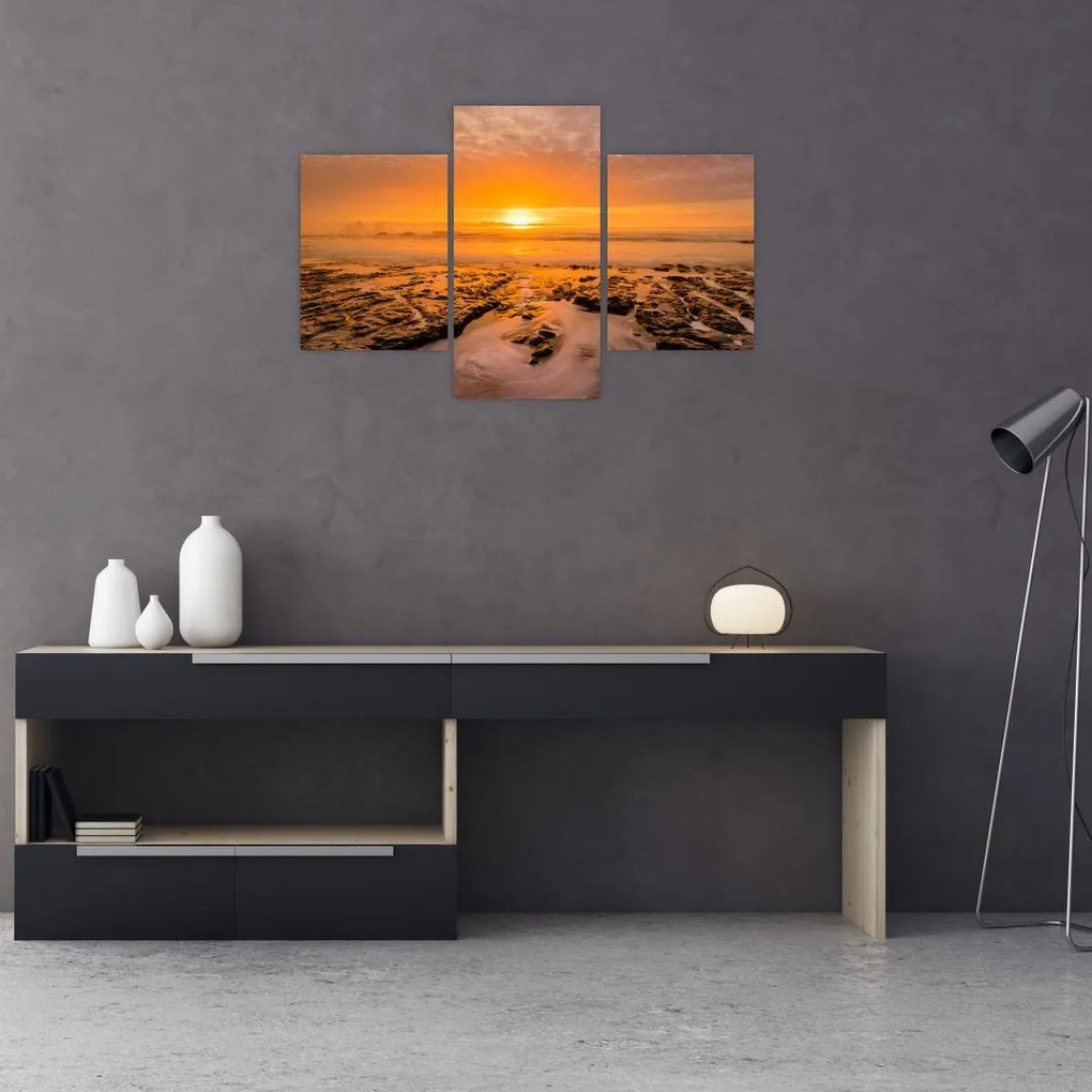 Tablou cu apus de soare (90x60 cm)