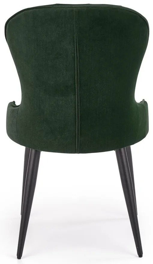 Scaun de bucaterie Rilla, verde/negru