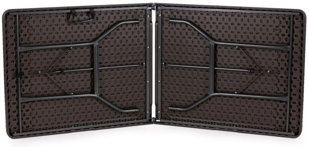 Masă pliabilă catering 180cm Brown Rattan