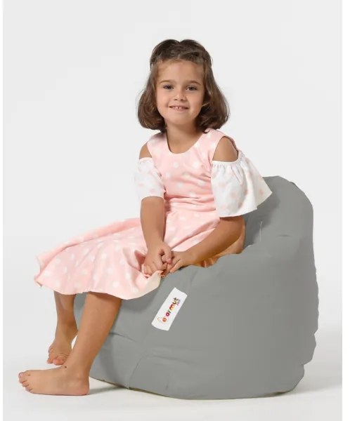 Fotoliu puf 60x60 cm gri