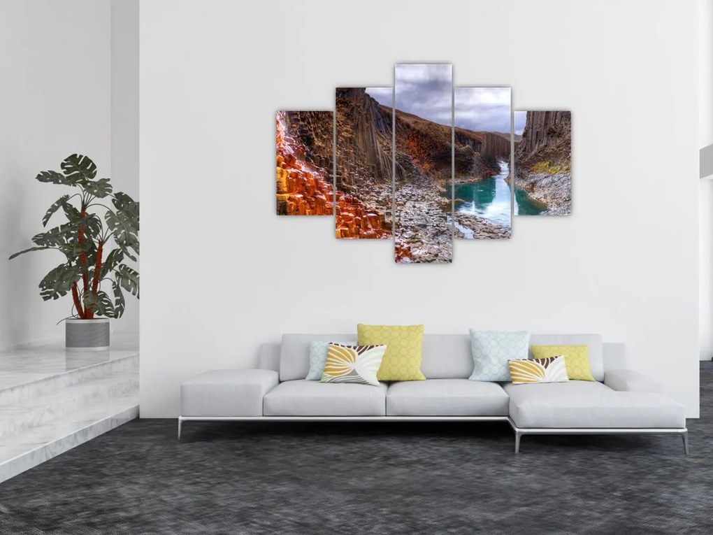 Tablou - Canionul Studlagil (150x105 cm)