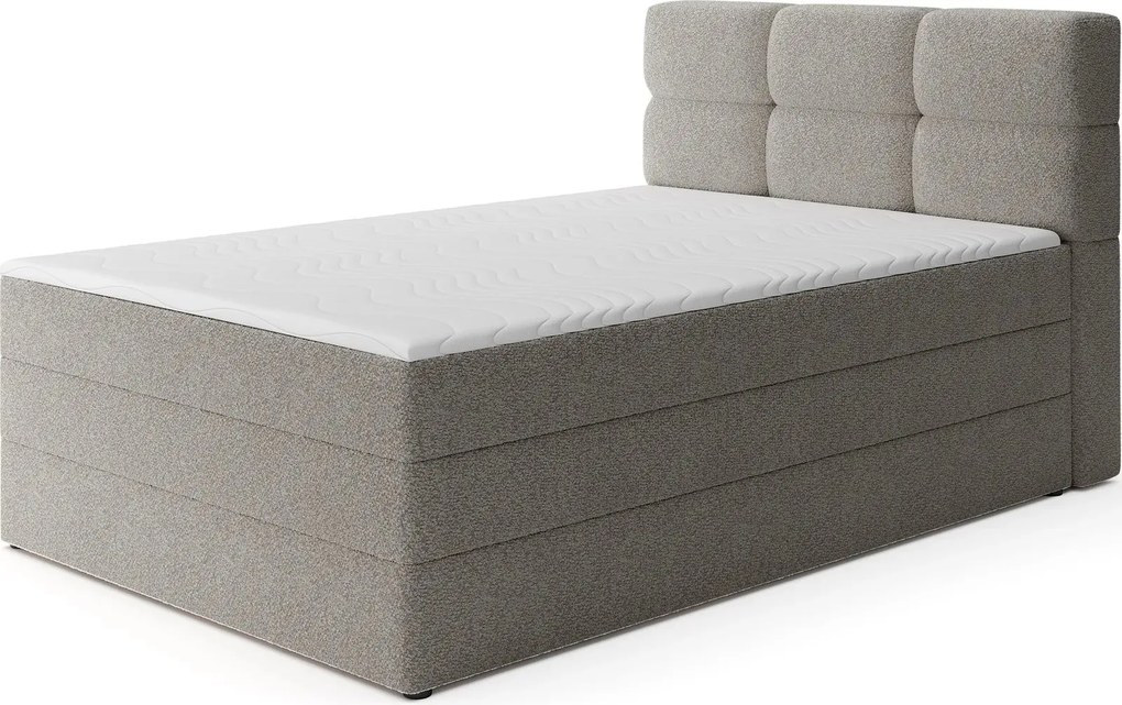 Pat lemn masiv boxspring Kasped