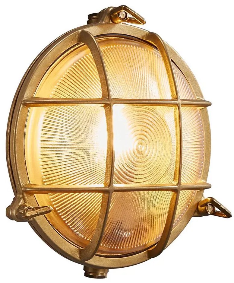 Nordlux POLPERRO - Aplică de exterior 1xE27/12,5W/230V IP64, alamă