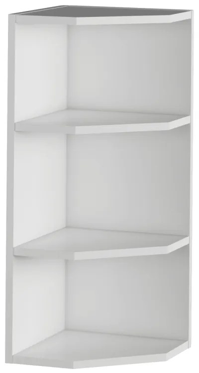 Dulap superior de colt, alb, JULIA TYP 3