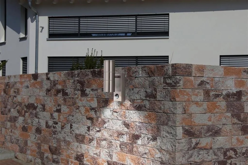 Aplica perete exterior Up and Down cu senzor de miscare IP54 Marine Grade
