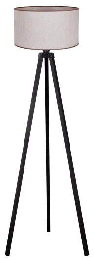 Lampadar Duolla 1xE27/60W/230V d. 44 cm bej/wenge