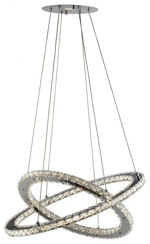 Lustra LED suspendata design elegant Clover 28W 8757-168CC SRT