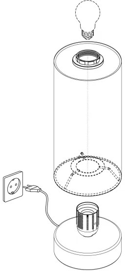 Lampă dimabilă de masă Eglo 95122 PASTERI 1xE27/40W/230V