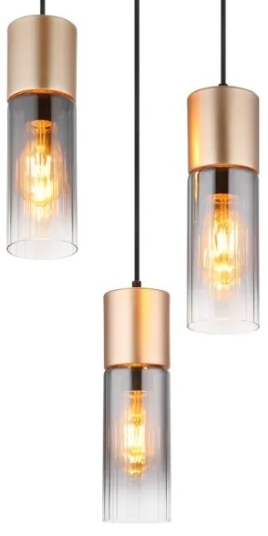 Globo 21000-3HCA - Candelabru suspendat pe cablu ANNIKA, 3 x E27, 25 W, 230 V, Ø 30 cm