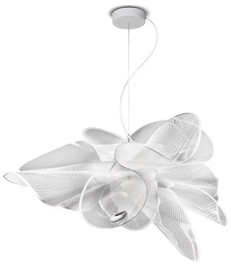 Lustra LED realizata manual La Belle Étoile Large White