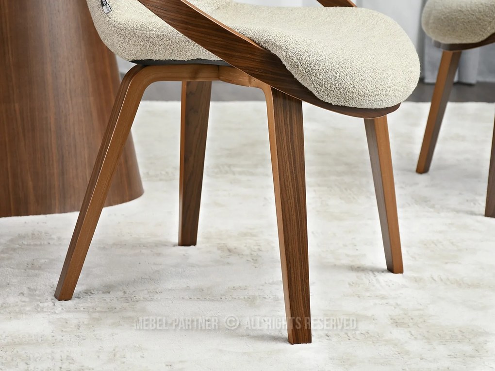 Scaun Lila K (bej + nuc). Promo -14%. 1111102
