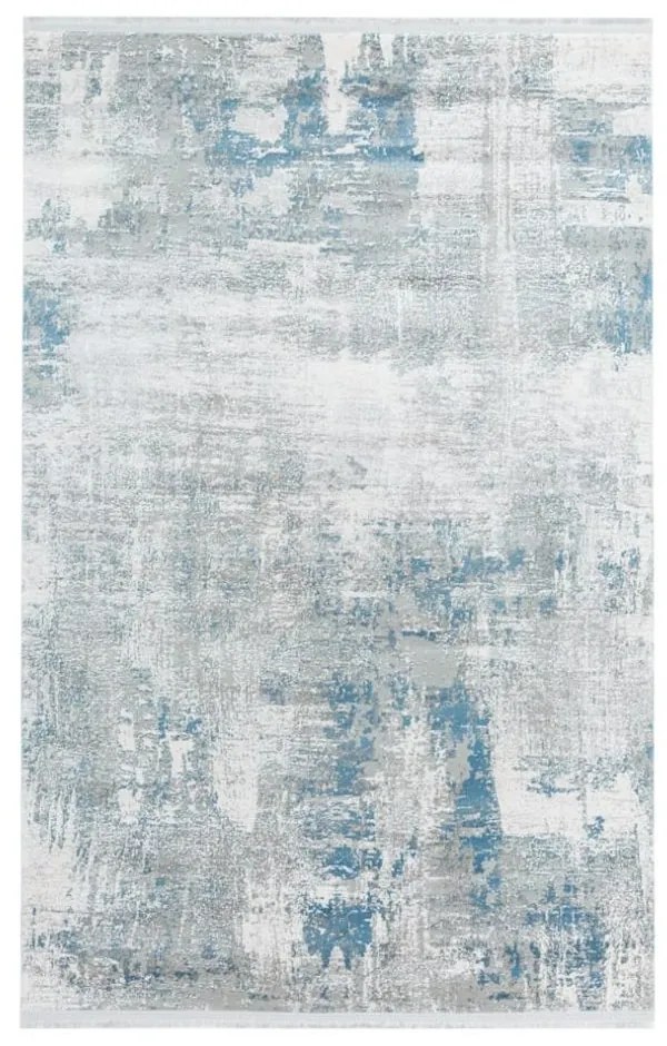 200x290 cm Covor de lux, 100% Acryl, Design Modern, Blue, Densitate 2800 gr/m2