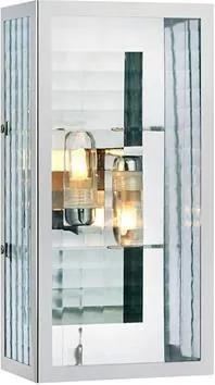 Lampa de perete Fulham Wall 2L Chrome/Glass | MARKSLÖJD