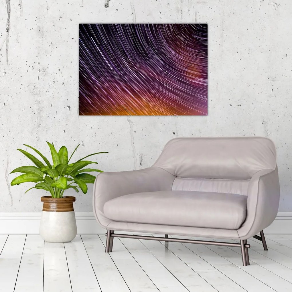 Tablou cu stele șterse pe cer (70x50 cm)