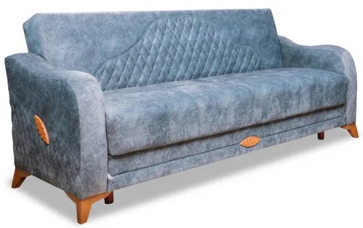 Canapea Extensibila Smart, Grey Si Silver, 220 X 85 X 93 Cm