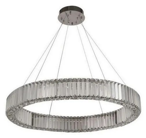 Lustră LED dimabilă pe cablu LED/50W/230V 3000-6500K crom + telecomandă