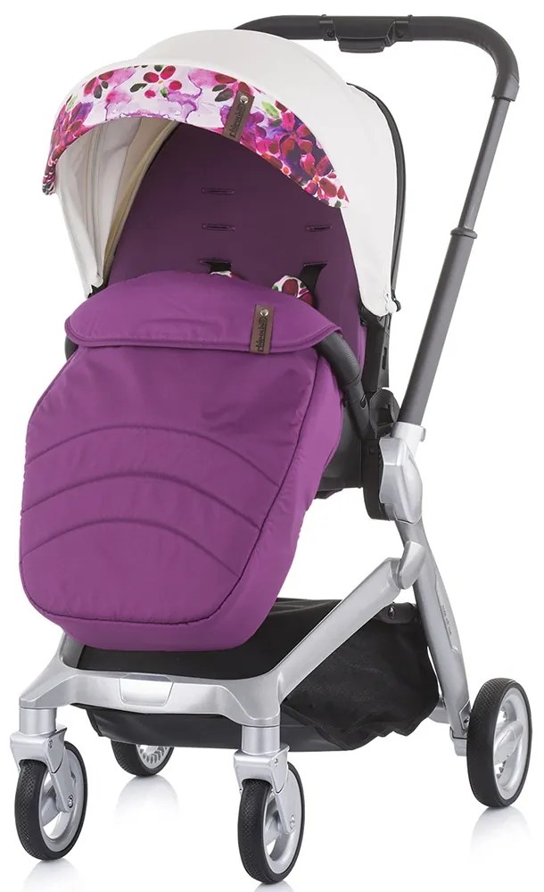 Carucior Chipolino Emotion 3 in 1 white flowers
