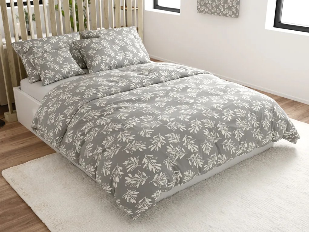 Lenjerie de pat din microfibra DUSK gri Dimensiune lenjerie de pat: 70 x 90 cm | 140 x 220 cm
