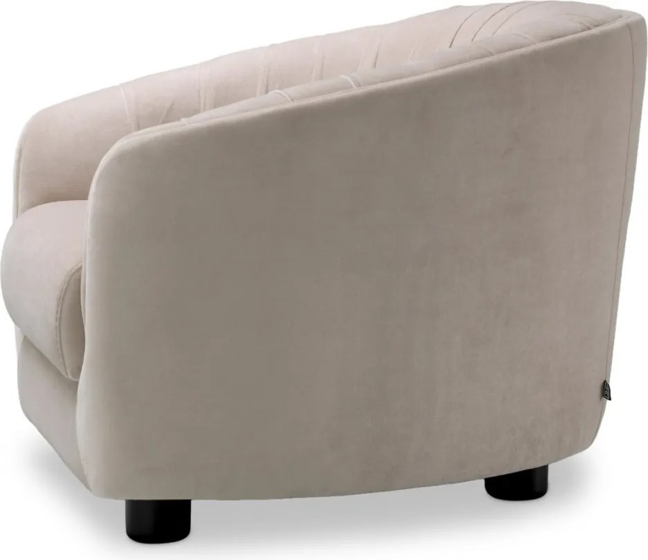 Fotoliu modern LUX Jameson, Amaro cream