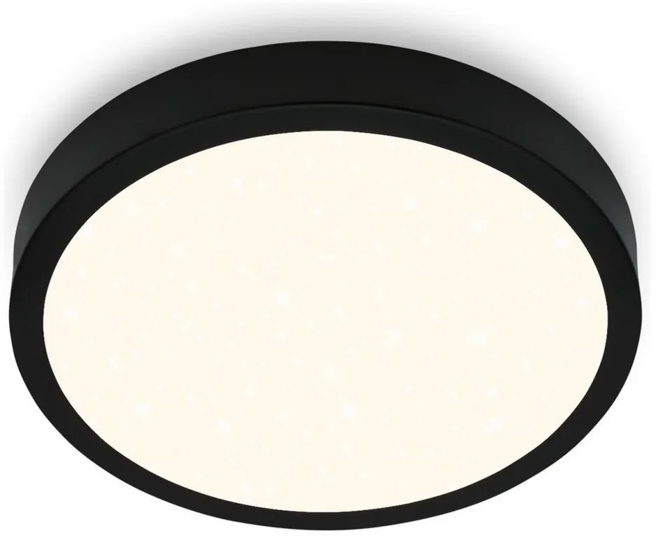 Plafonieră LED dimabilă RUNA LED/22W/230V negru Briloner 3704-015 + telecomandă