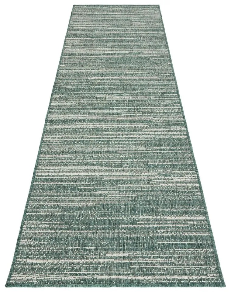 Covor de exterior verde de tip traversă 250x80 cm Gemini - Elle Decoration