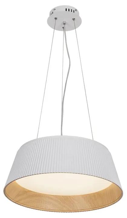 Lustră albă-în culoare naturală LED cu abajur din metal ø 45 cm Umbria – Candellux Lighting