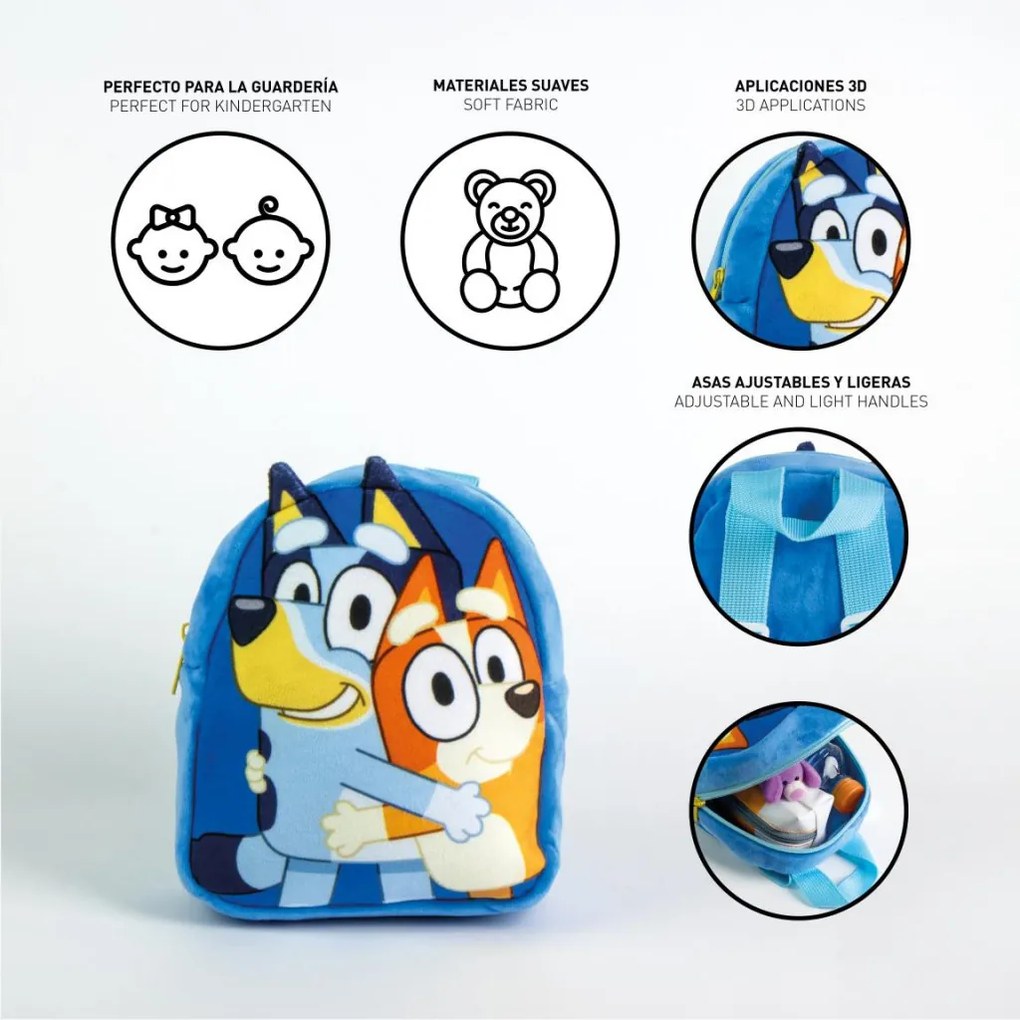 Bluey Hug rucsac din pluș, geantă 22 cm