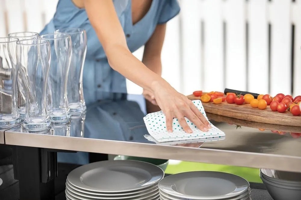 Dulap de grădină Unity Chef, grafit, 237 cm